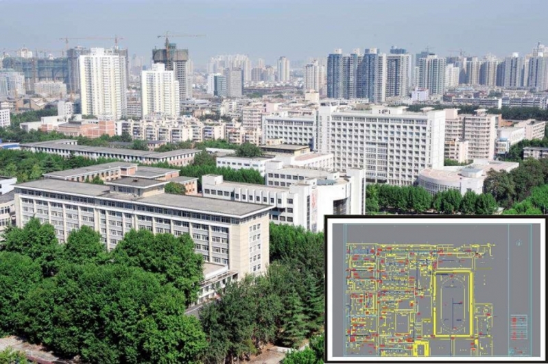 西北工業(yè)大學(xué)現(xiàn)狀圖測量